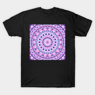 Color Wheel - Purple Base Mandala T-Shirt